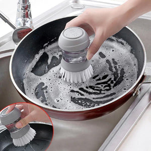 Press-type Dishwashing Brush