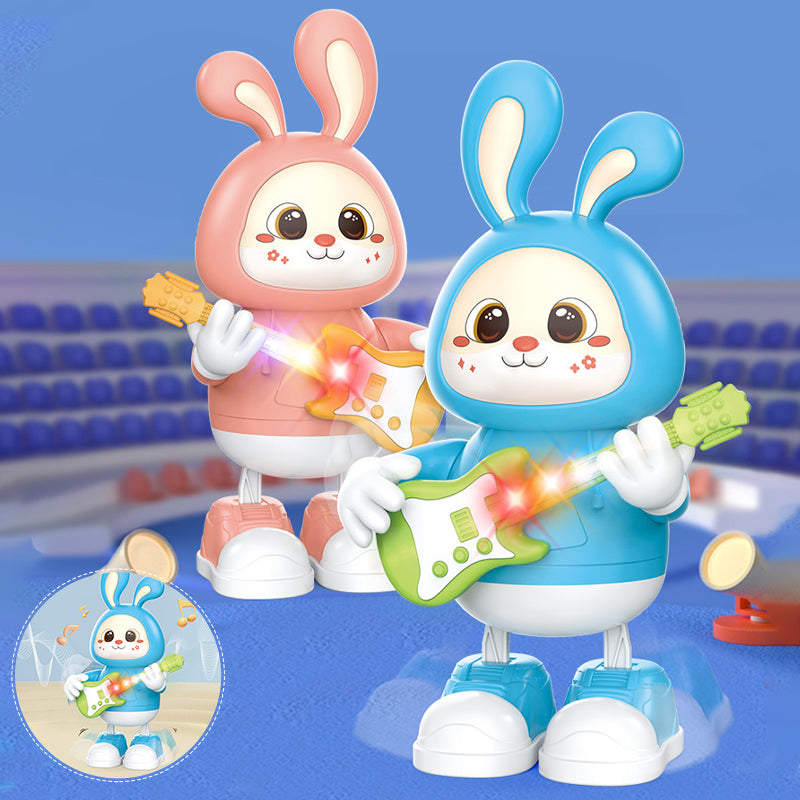 Adorable Rabbit Guitarist Toy