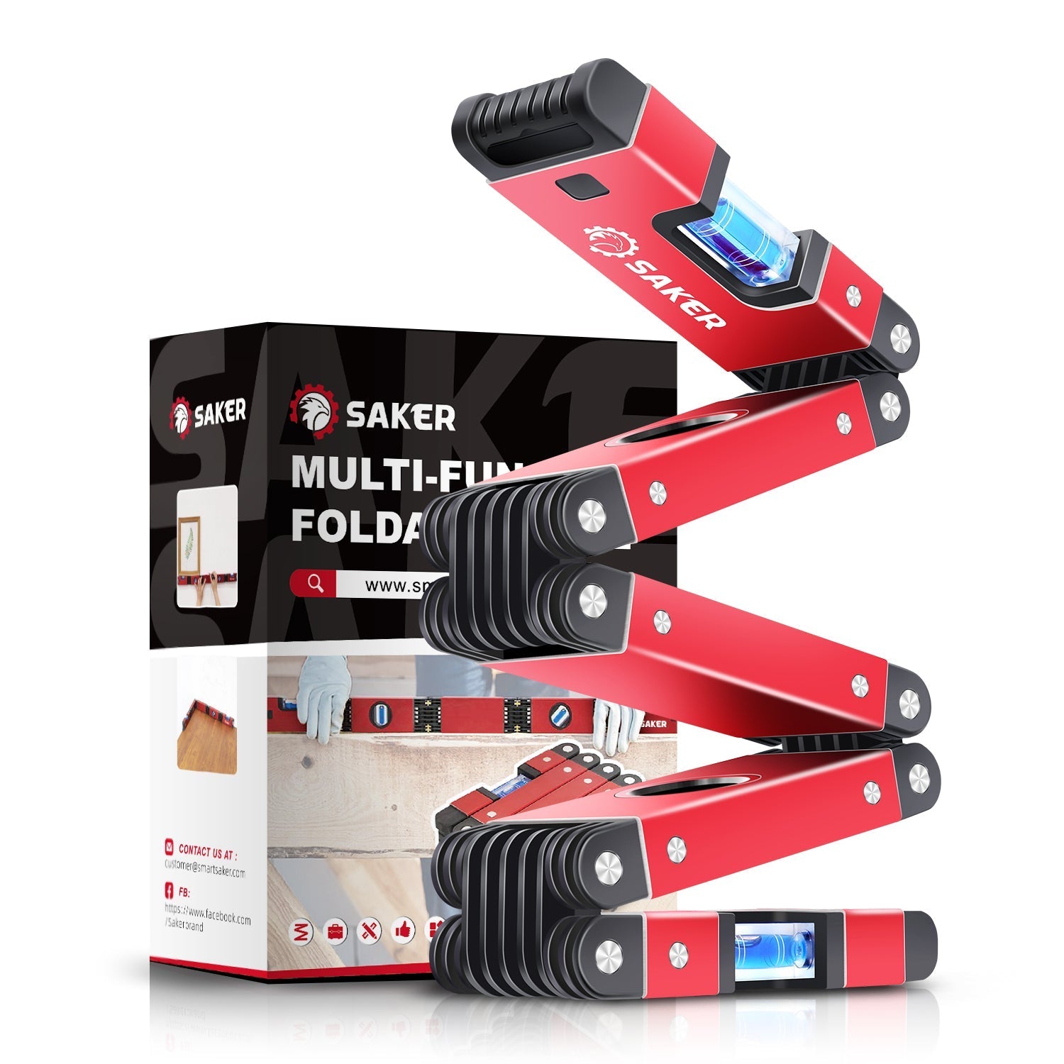 Saker Multi-Function Foldable Level