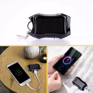 Mini Solar Power Bank Keychain