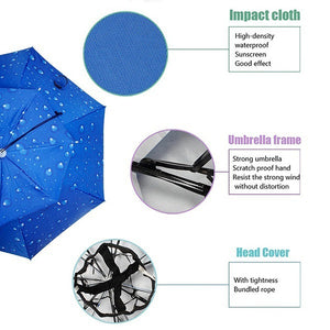 Outdoor Double Layer Umbrella Hat