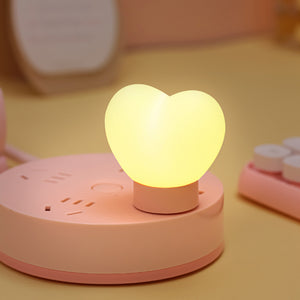 Cute Heart Shaped Night Light