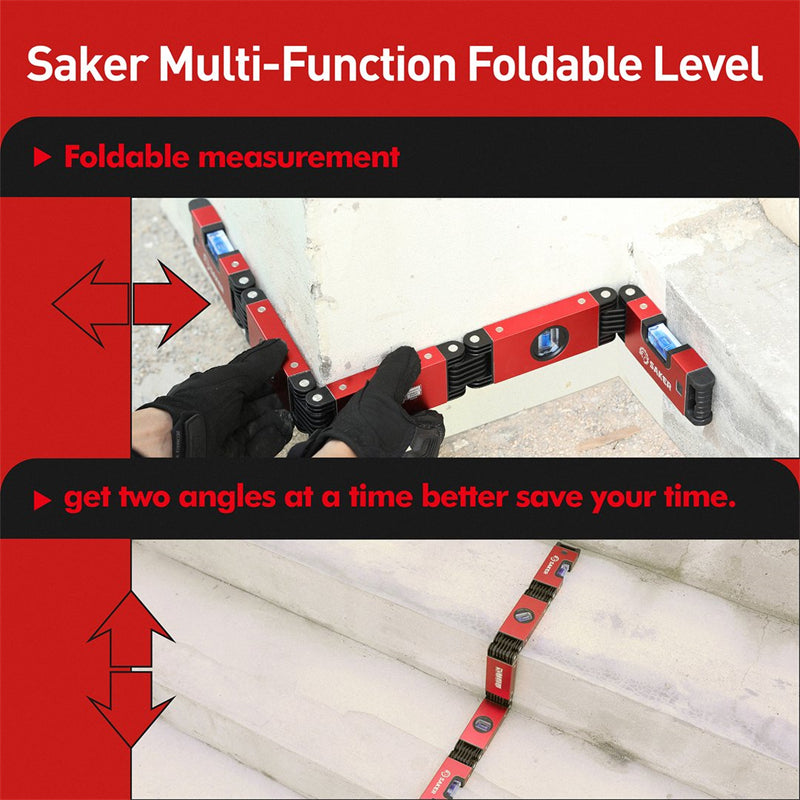 Saker Multi-Function Foldable Level