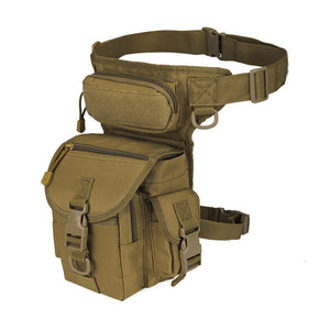 Nylon Waterproof Men Tactical Waist Pack Leg Travel Belt Bag