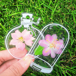 Beautiful Transparent Dried Flower Bookmarks