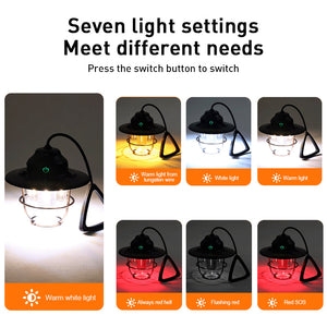 Retro Waterproof LED Camping Light