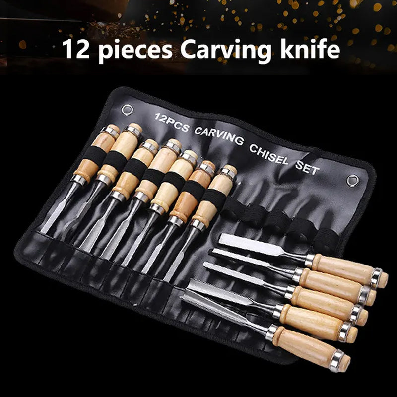 Flat Shovel Wood Chisel Sets