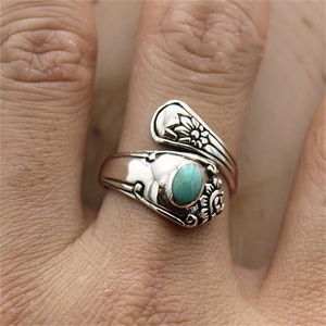 Turquoise Spoon Vintage Ring