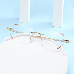 Fashionable Anti-blue Light Rimless Reading Glasses