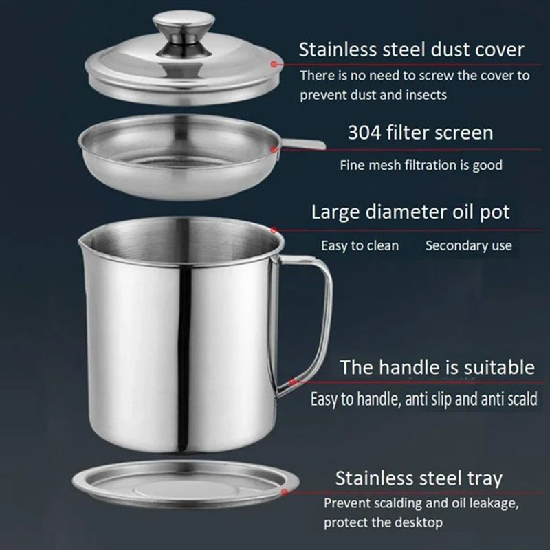 Stainless Steel Filter Oilcan