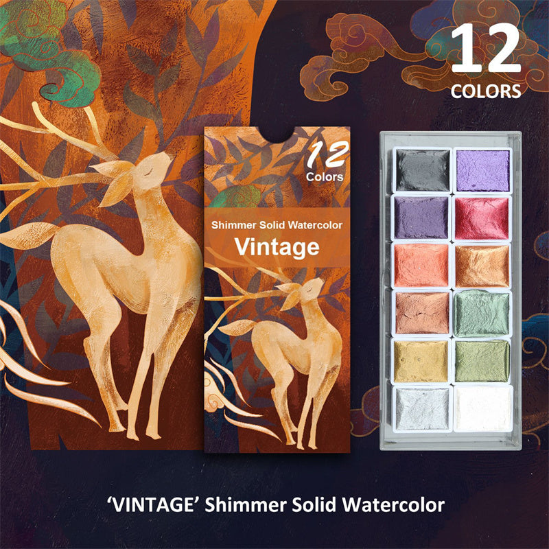 Solid Watercolor Paint Set