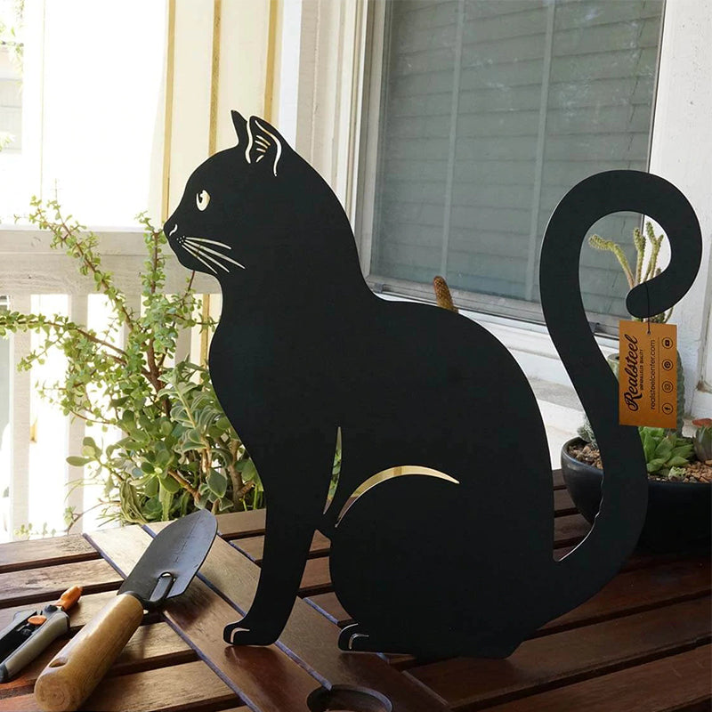 Metal Cat Decoration