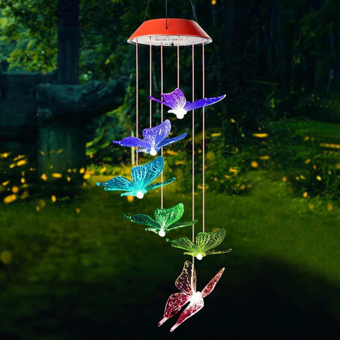 Solar Butterfly Chandelier