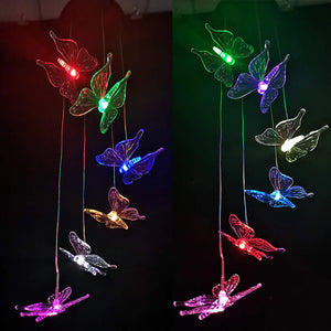 Solar Butterfly Chandelier