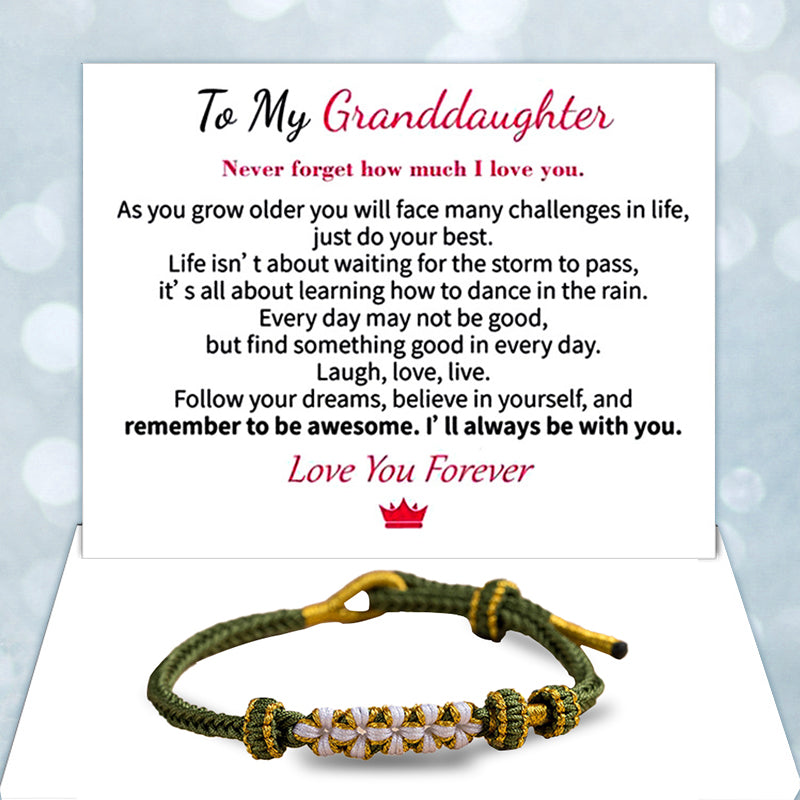 Grandmother And Granddaughter Blossom Knot Bracelet