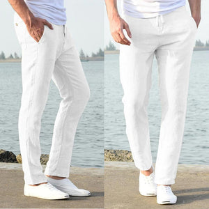 Men's Casual Cotton Linen Pants