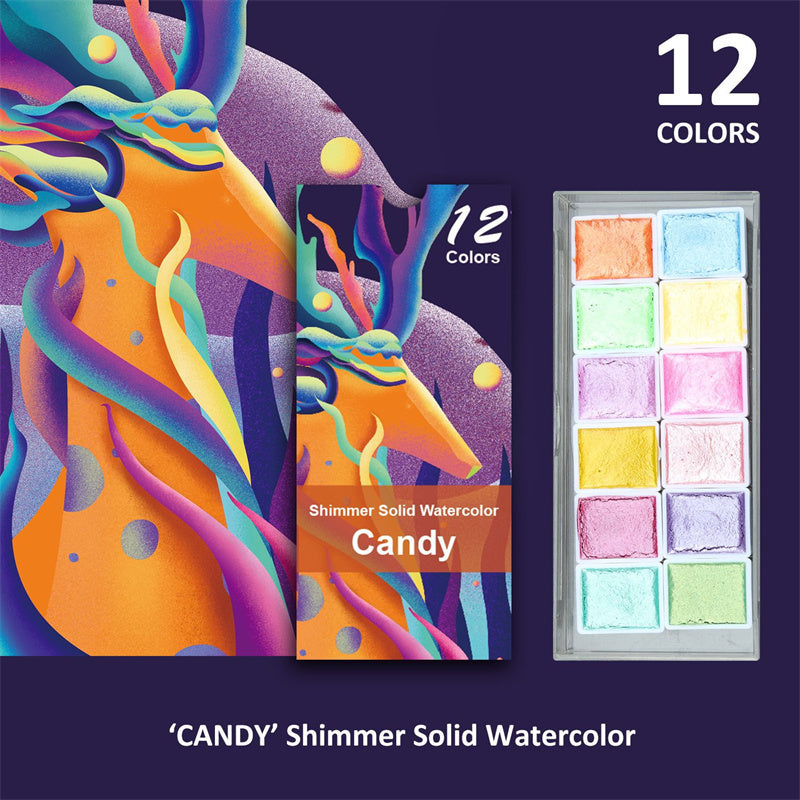 Solid Watercolor Paint Set