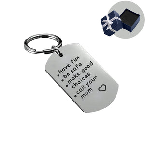 Reminder to Do Things Stainless Steel Keychain