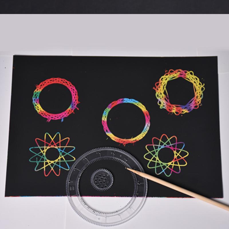 Magical Spirograph Geometric Ruler Set