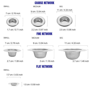 Kitchen Stainless Steel Sink Filters