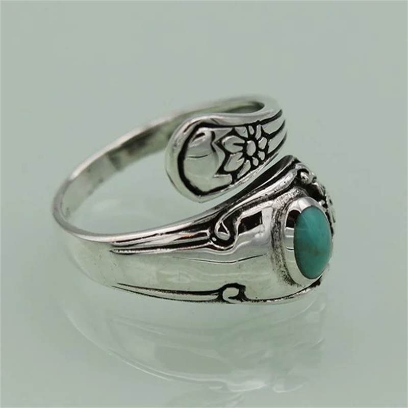 Turquoise Spoon Vintage Ring