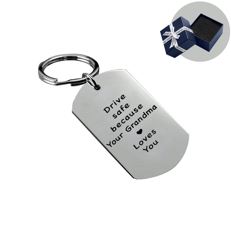 Reminder to Do Things Stainless Steel Keychain