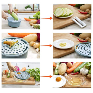 9 Sets Multi-Function Vegetable Slicer