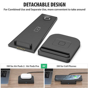 3 in 1 Wireless Charging Station Suitable for iPhone