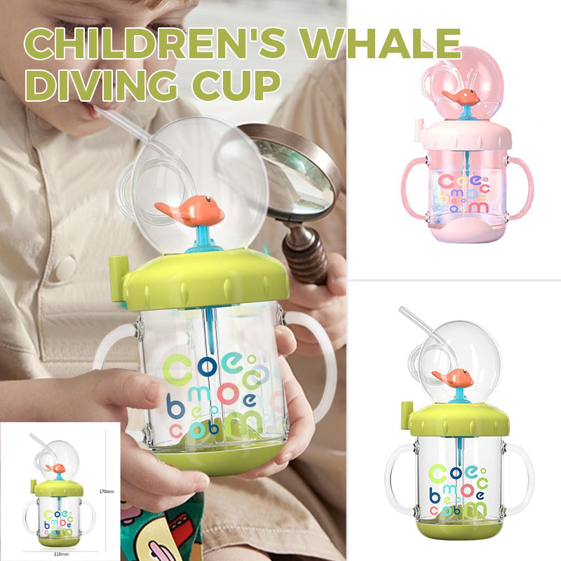 SANK BABY DRINKING CUP WITH WHALE SQUIRT