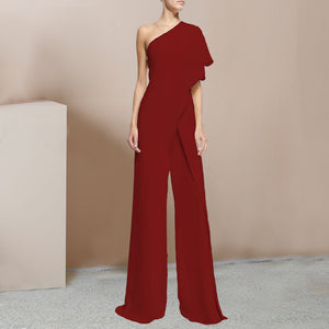 Fashion One Shoulder Jumpsuit