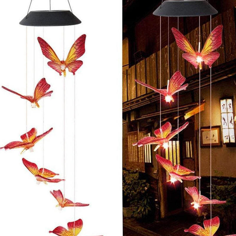 Solar Butterfly Chandelier