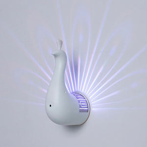 Peacock Led Projector Wall Lights For Bedroom