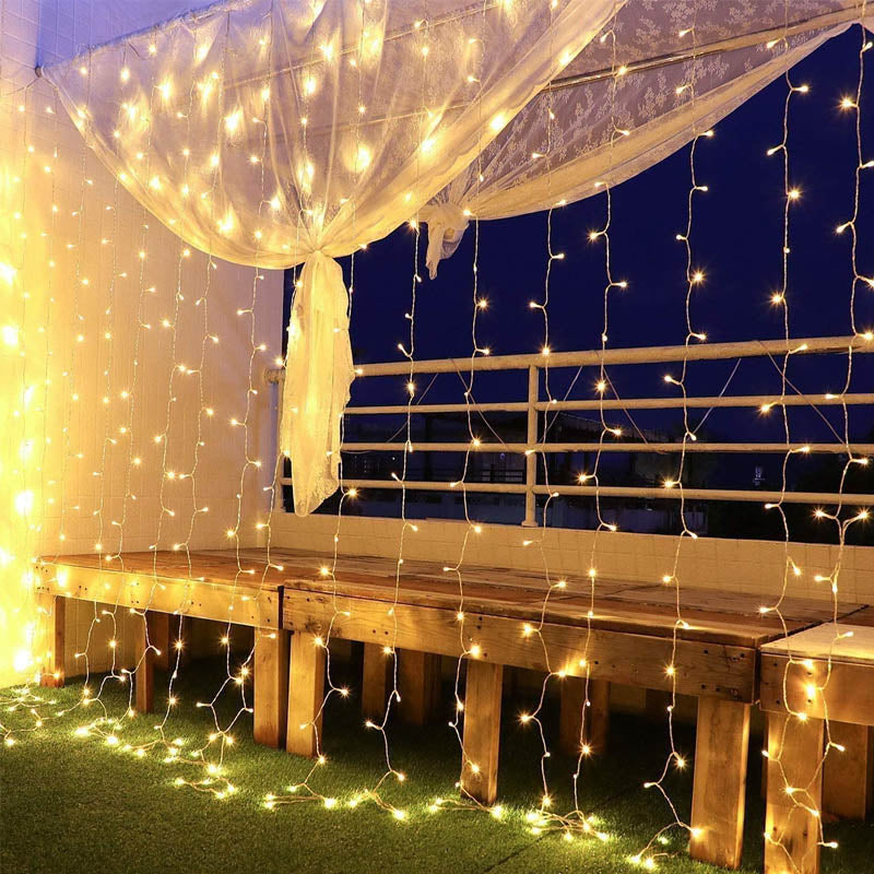 Twinkle Star 300 LED Window Curtain String Light