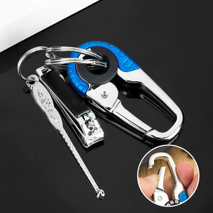 Creative Car Interior Stainless Steel Keychain