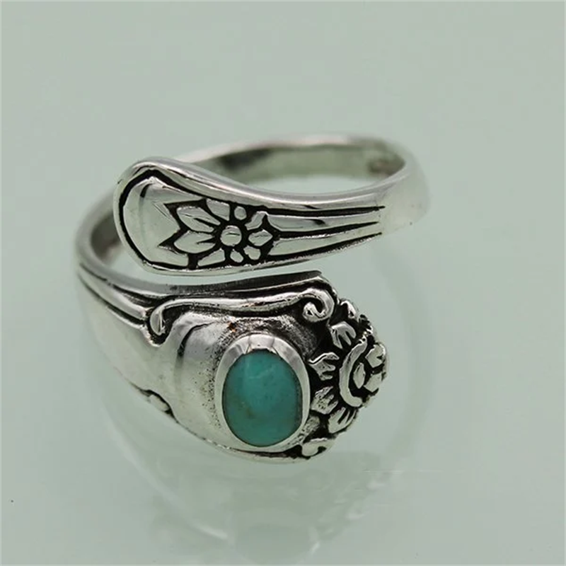 Turquoise Spoon Vintage Ring