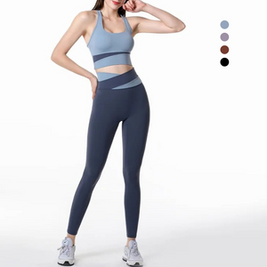 Color-coded High-waisted Belly Yoga Clothing