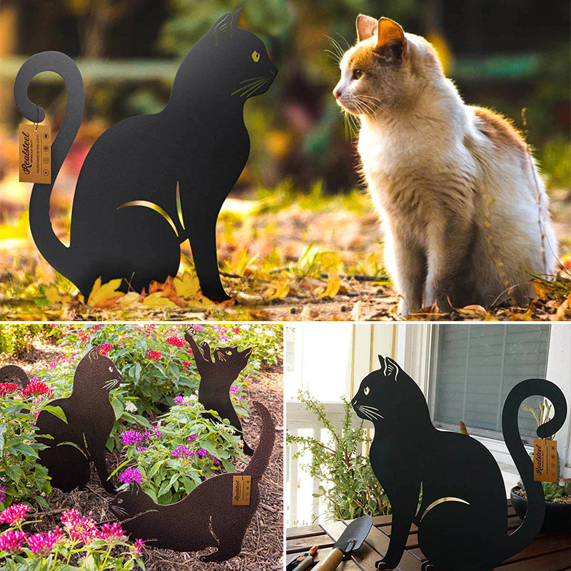 Metal Cat Decoration