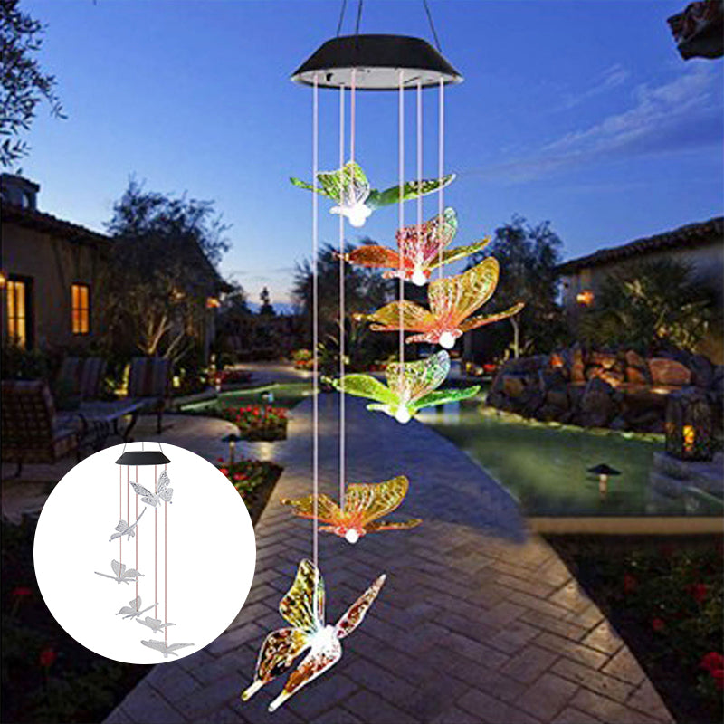 Solar Butterfly Chandelier