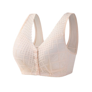 Women's Cotton Front Buckle Bra