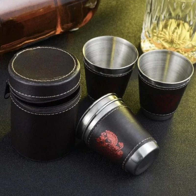 Stainless Steel Mug Set