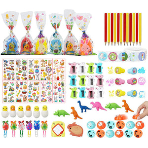 12Pcs Wind Up Toy Prefilled Easter Eggs